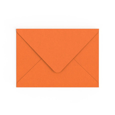 C5 Flame Orange British Made Gummed V-Flap Envelope (162 x 229mm)