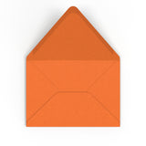 C5 Flame Orange British Made Gummed V-Flap Envelope (162 x 229mm)