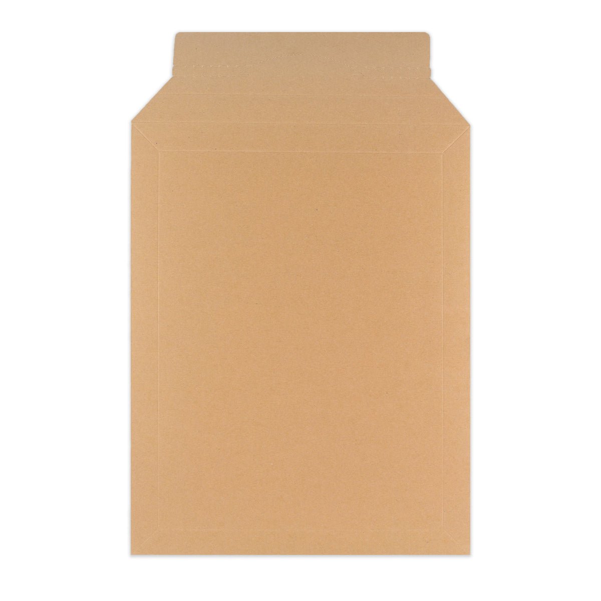 Manila Brown Peel & Seal Rigid Board Mailers Envelope (345 x 245mm)