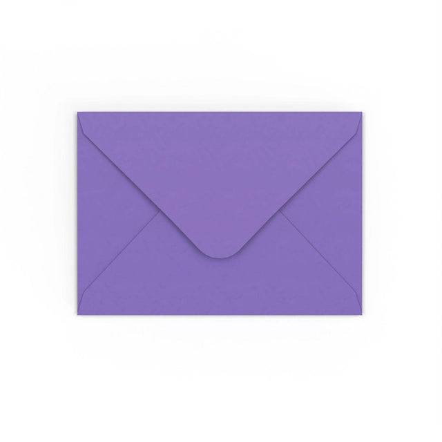 Purple Gummed V-Flap Envelope (125 x 175mm)