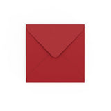 Dark Red Gummed V-Flap Envelope (130 x 130mm)