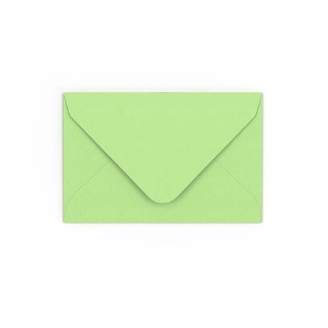 Pale Green Gummed V-Flap Envelope (65 x 94mm)