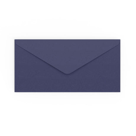 DL Dark Blue Gummed V-Flap Envelope (110 x 220mm)