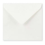 White lightweight laid envelope (90gsm) 155x155 mm