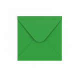 Mid Green Gummed V-Flap Envelope (140 x 140mm)