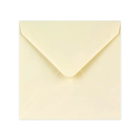 Ivory Wove Gummed V-Flap Greeting Card Envelope (140 x 140mm)