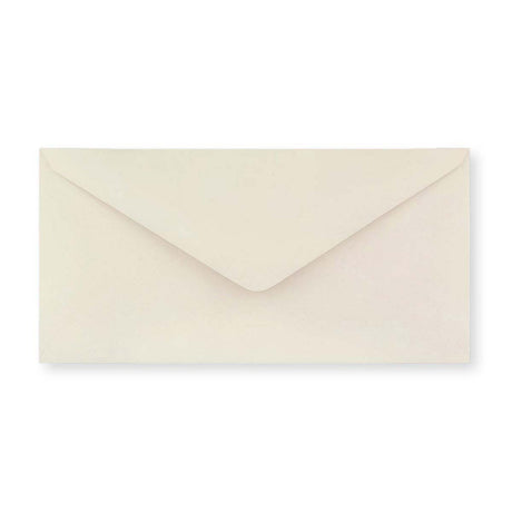 DL Ivory Wove Gummed V-Flap Envelope (110 x 220mm)